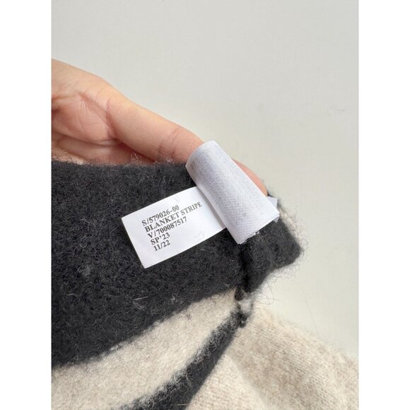 BANANA REPUBLIC Tulsi Blanket Stripe Wool Yak Blend Midi Sweater Skirt, Size S - Picture 13 of 14